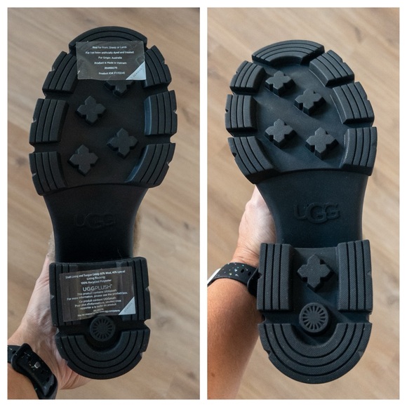 NWT NIB UGG Brooklyn Hiker Suede Sheepskin Platform Boots Hickory Brown Size 8 - Picture 9 of 11